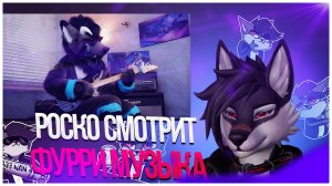 🐺 Роско про фурри музыкантов. Просмотр Raimogon - Good Night Fursuit Guitar Cover