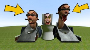 ПИНАЕМ СКИБИДИ ТУАЛЕТОВ И КАМЕРАМЕНОВ В БОЛЬШУЮ ЯМУ - Garry s mod