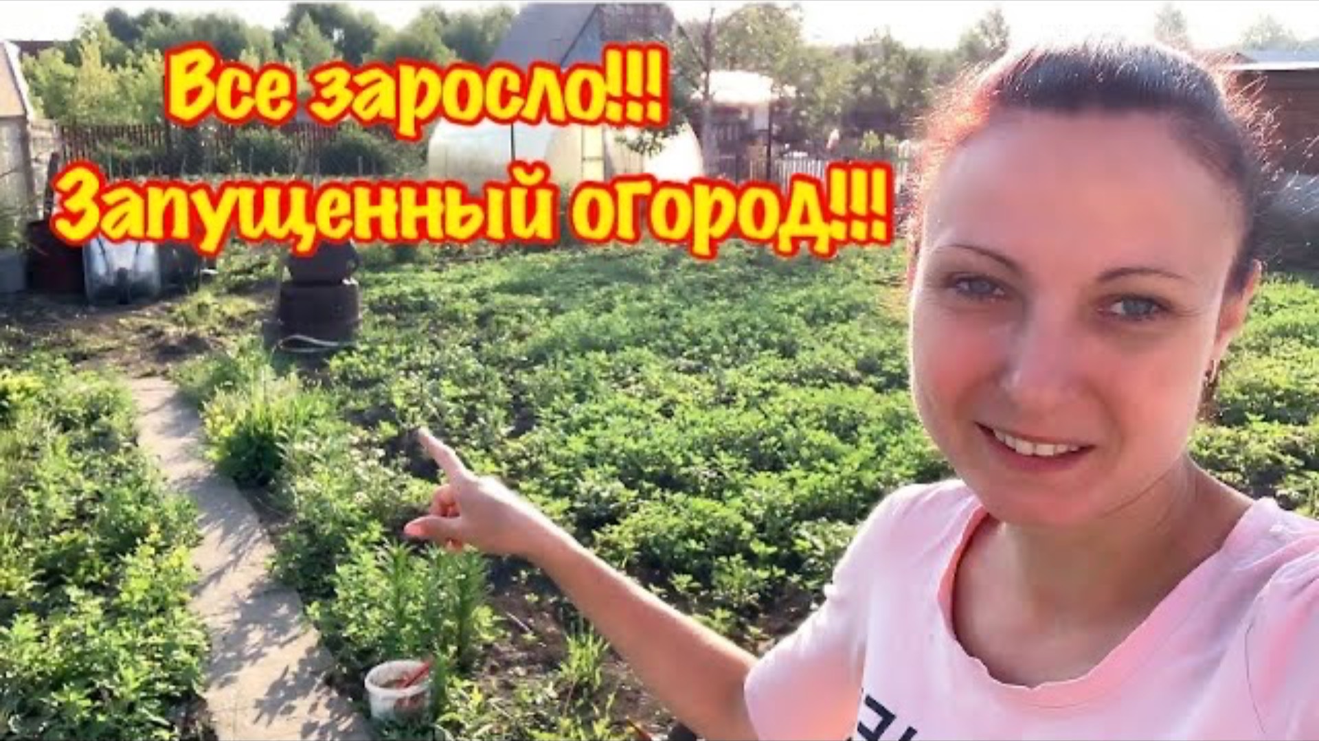 ЗАРОСШИЙ ОГОРОД/СОВСЕМ ЗАБРОСИЛА ОГОРОД/СОРНЯКИ АТАКУЮТ/ВСЕ ГРЯДКИ ЗАРОСЛИ/ПРЕОБРАЖЕНИЯ ОГОРОДА