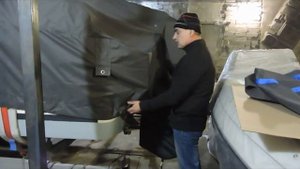 Тент для стоянки и транспортировки большого катера