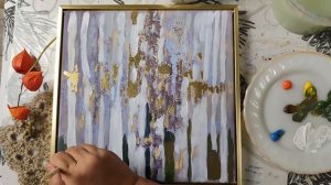 Переделка картины из ФИКС ПРАЙС!💚РИСУЕМ акриловыми красками.