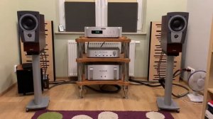 Audio Research CD6, Plinius SA 103, Dynaudio C1