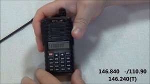 HYS TC-VU88 Dual Band Transceiver 2M and 70cm, Programming a Repeater using the keypad - AF5DN