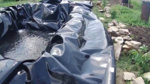 УКЛАДКА ПЛЁНКИ НА БАССЕЙН. НАПОЛНЕНИЕ ВОДОЙ