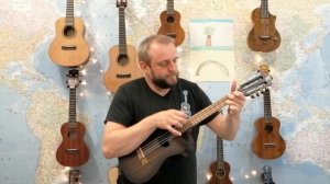 Baton Rouge VX1/B8 CB 8 String Baritone Ukulele Demo