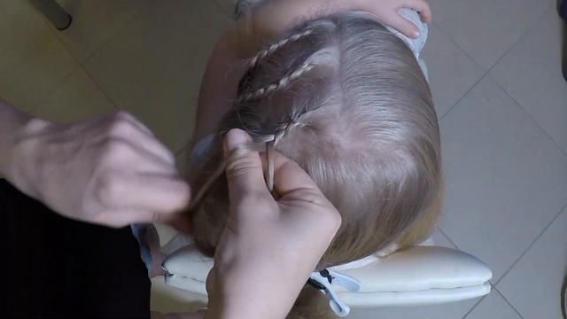 Тонкие косички на длинные волосы. Простые прически пошагово