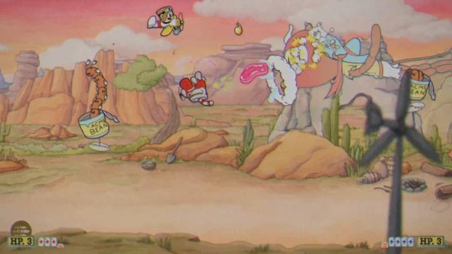 Cuphead DLC Esther Winchester co-op смотреть онлайн