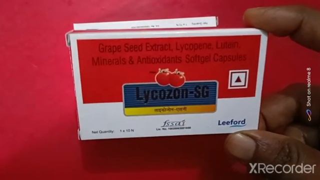 Grape seed extract lycopene lutein, minerals & antioxidant softgel capsules|Lycozon -sg capsules