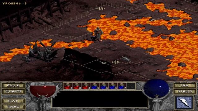 Полное прохождение Diablo 1 (Diablo 1996) за Мага уровень 9. Мальчик Вирт и Черные грибы.