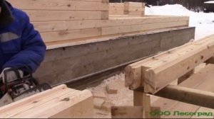 Сращивание профилированного бруса по длине