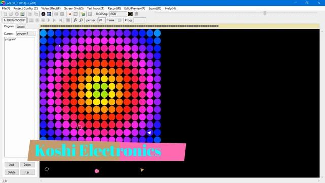 How to make ws2811 pixel led effect in led edit 2014 смотреть онлайн