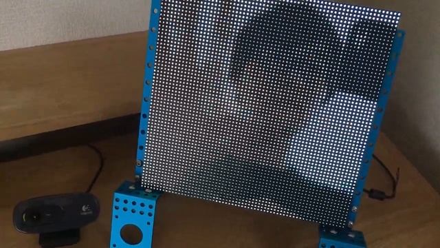 An Experiment in openFrameworks + LED Matrix Panel + Camera смотреть онлайн
