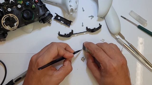 джойстик ремонт кнопки RB