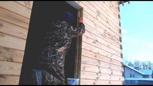 Обсадная коробка в деревянном доме