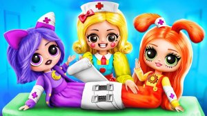 КэтНэп осталось жить 24 часа! Больница Poppy Playtime / 32 истории и поделки для кукол ЛОЛ