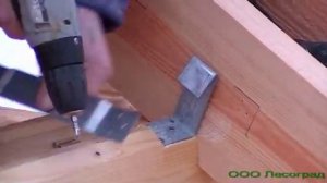 Монтаж скользящих элементов стропильной системы деревянного дома