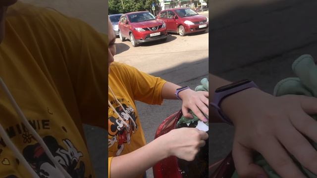 Как снять старую наклейку с авто shorts