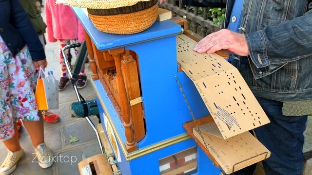 музыка уличных музыкантов (ч1) звук шарманки