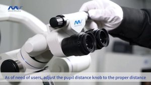 Manevrabilitatea microscopului SM 620 MEDIWORKS