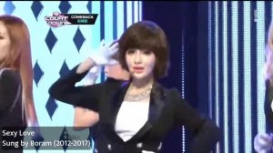 T-ara (티아라) Members Covering Jeon Boram (전보람) Parts Compilation || OT6 vs OT4