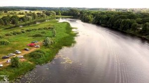 Полет над  р.Воронеж пляж СНТ Ромашка