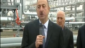 Sumqayıtda etilen-polietilen zavodunda yeni qurğuların işə salınması mərasimi