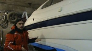 Подготовка катера к полировке