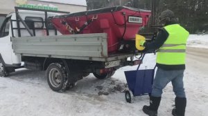 Пескоразбрасыватель КОМАНДОР российского производства