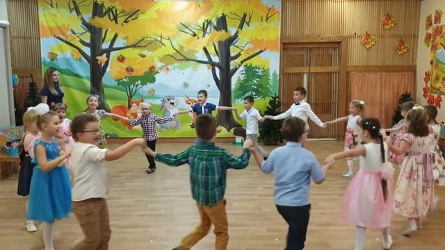 Осенний хоровод в подготовительной группе | На горе-то калина смотреть онлайн