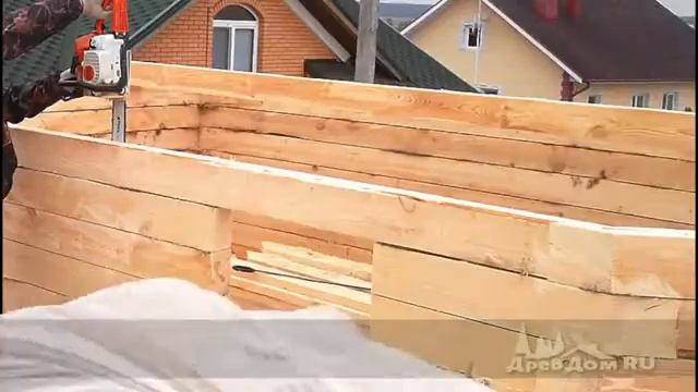 Дом из бруса, МО, д Витенево смотреть онлайн