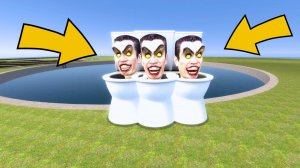 СКИБИДИ ТУАЛЕТЫ И ОГРОМНЫЙ СОНИК - Garry s mod