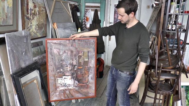 В мастерской художника Михаила Кононыхина