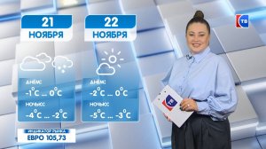 Прогноз погоды на 21 ноября