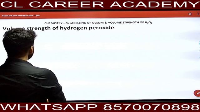 % LABELLING OF OLEUM & VOL. STRENGTH OF HYDROGEN PEROXIDE/JEE/NEET/CUET/PYQ+THEORY смотреть онлайн