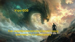 Утро 608 с Андреем Тихоновым. Как недоброжелатели атакуют нашу значимость и самооценку?