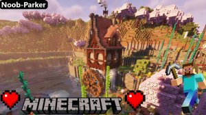 Расслабляющий лонгплей майнкрафт, мельница на берегу океана, minecraft.