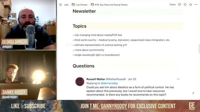 #78: CO2 | Art and Science | Supply Shortages | Killer Austerity | Authoritarianism with Ray Peat смотреть онлайн