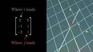 [3Blue1Brown] Линейная Алгебра, Гл.8. Неквадратные матрицы как трансформации между измерениями