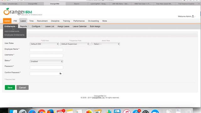 Software Manual Testing Project - Human Resource Management Project