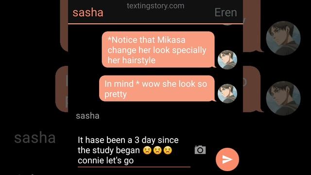 Attack On Titan Chat Story : part 4 Back to high School 📚 смотреть онлайн