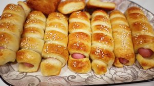 Напекла сосиски в тесте// Купили фруктов//