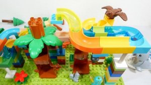 Конструктор ЛЕГО!  ☆ Веселый атракцион - Марбл-ран ASMR  «Кит»