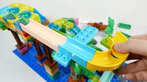 Лего блоки ☆ Конструктор лего Marble Run! ASMR Лего Акула