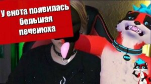 У ЕНОТА ЭРИКА ПОЯВИЛАСЬ БОЛЬШАЯ ПЕЧЕНЮХА Нарезка стрима