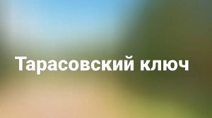 Тарасовский ключ. Памятник природы.  Слободской район. Вятка.
