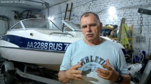 Установка катера на ложемент прицепа