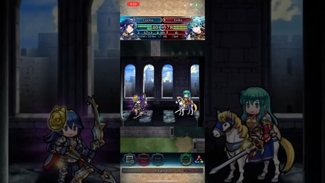 Fire Emblem Heroes: L! Lucina Solos Abyssal LHB - Eirika: Graceful Resolve In 1 Turn смотреть онлайн