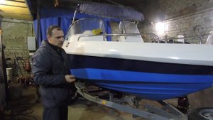 Полировка катера или лодки