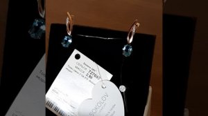 серьги с топазами