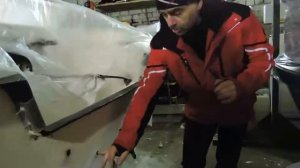 ремонт транцевой плиты Тритон 540